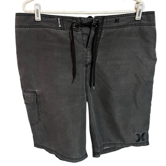 Hurley Gray Shorts Sz 36 - Picture 1 of 8